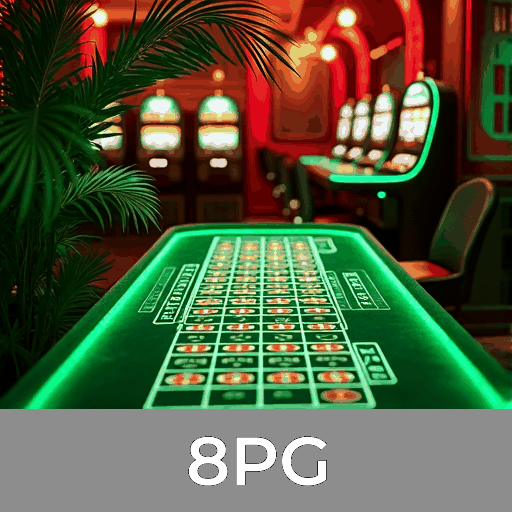 8PG: Caça-Níqueis Gigantes, Dealer ao Vivo e Jogos de Mesa